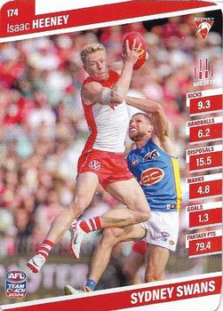2024 AFL TeamCoach #174 Isaac Heeney Front